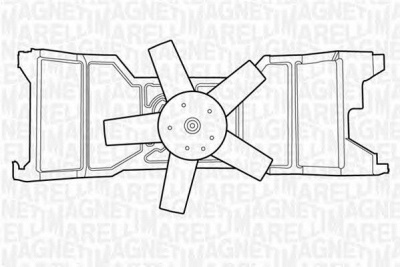 MAGNETI MARELLI 069422309010 -  Вентилятор, охлаждение двигателя
